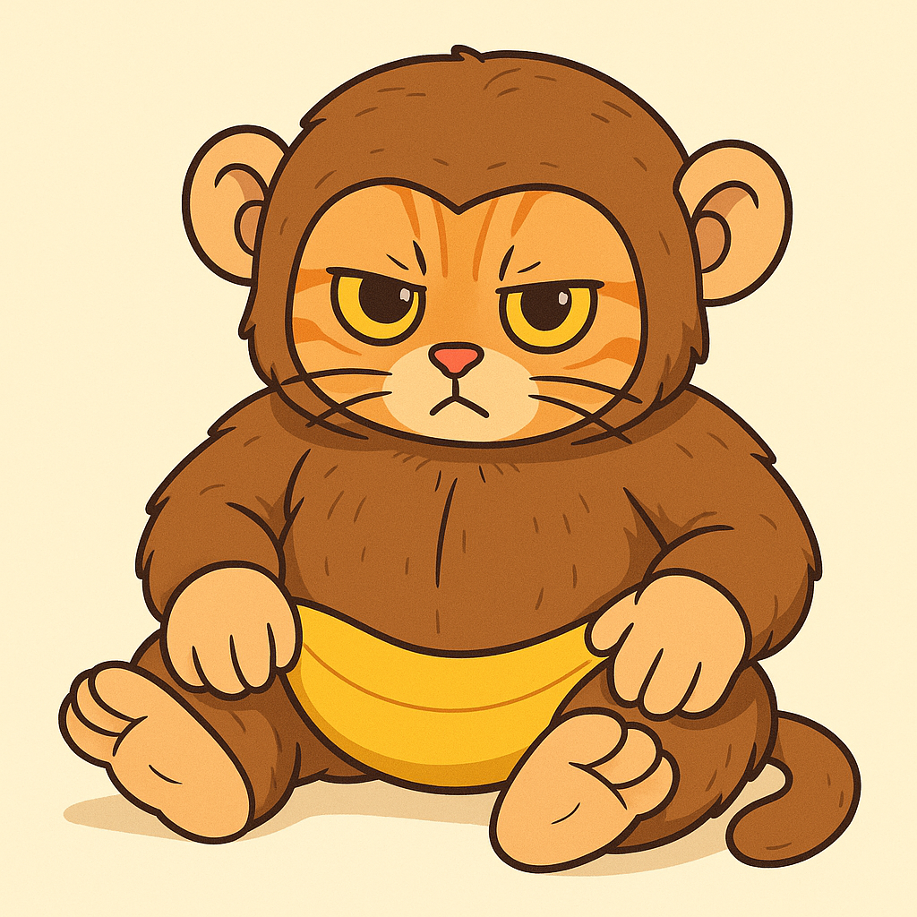 $APE Cat in Monkey Costume
